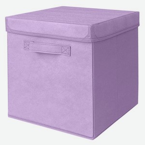 Набор складных коробок Home One 30х30х30см, 2шт, фиолетовый (385550)