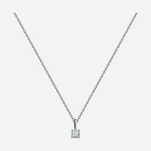 Колье SOKOLOV Diamonds из белого золота с бриллиантом 1070270-3, размер 45 см