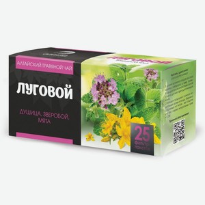 Травяной чай алтэя  Луговой , 25 фильтр-пакетов х 1,2 г