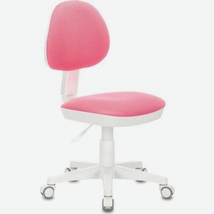 Кресло детское Бюрократ KD-3, на колесиках, ткань, розовый [kd-3/wh/tw-13a]