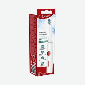 Зубная щетка Colgate Pro Clinical 150, питаемая от батарей, мягкая