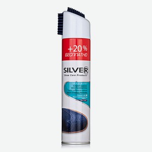Спрей-краска Silver Premium для нубука и замши Черный, 250 мл
