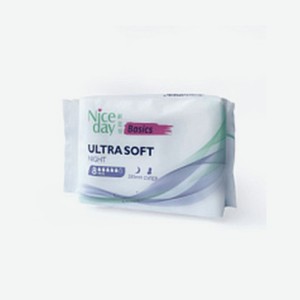 Гигиенические прокладки NICEDAY Basic Ultra Soft в асс-те, 7-10 шт