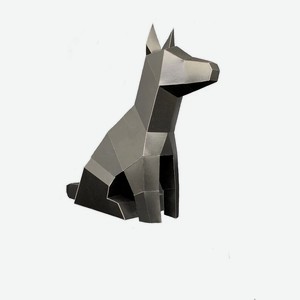 Конструктор картонный  Полигональная фигура  Собака , арт. 1232