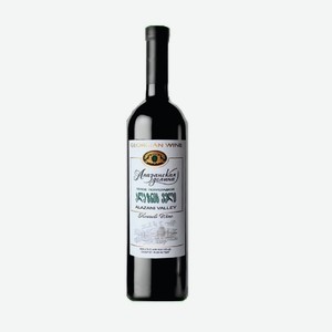 Вино  АЛАЗАНСКАЯ ДОЛИНА  ординарное белое полусладкое 0,75л 10,5-13%