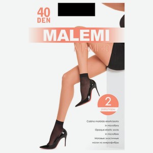Носки женские Malemi40ден 2пары миами неро
