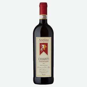 Аретино Типичи Кьянти крас. сух. 0,75 л 13% вино сорт. выдерж. /Италия/