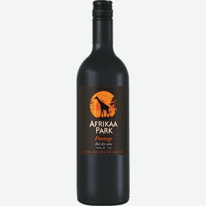 Вино Африкаа Парк Пинотаж крас. сух. 14% 0,75 л /ЮАР/