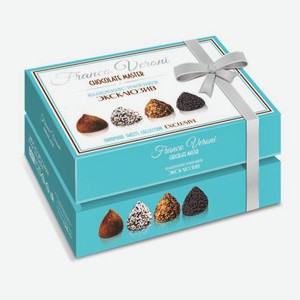 Шоколадные конфеты Франко Верони  Эксклюзив  сундучок берюзовый 125гр.