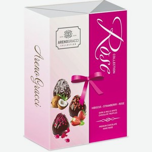 Шоколадная коробка конфет  Арено Грачи  шкатулка Розе 200гр.