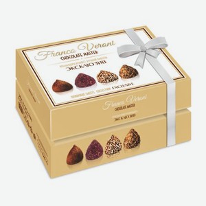 Шоколадные конфеты Франко Верони  Эксклюзив  сундучок золотой 125гр.