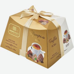 Шоколадная коробка конфет  Арено Грачи  пирамида золотая 135гр.