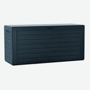Ящик для хранения Prosperplast Woodebox, 280 л, антрацит (MBWL280-S433)