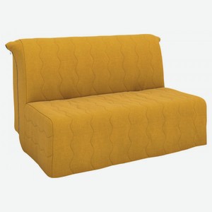 Прямой диван Бонд Желтый, рогожка 145 см