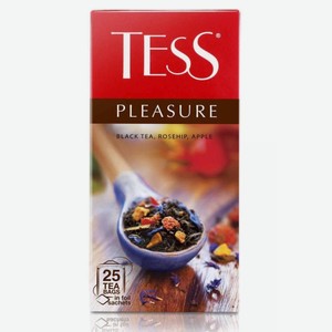 Чай черный Tess Pleasure с добавками 25 пакетиков