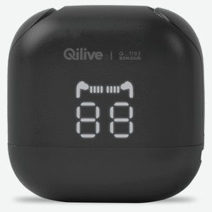 Наушники беспроводные Qilive TWS 1193 с функцией Bluetooth черные
