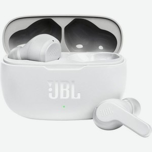 Наушники JBL Wave 200TWS, Bluetooth, вкладыши, белый [jblw200twswht]
