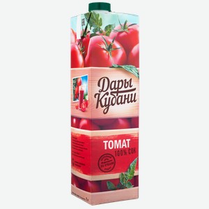 Сок Дары Кубани томат ЮСК карт/уп, 0,95 л
