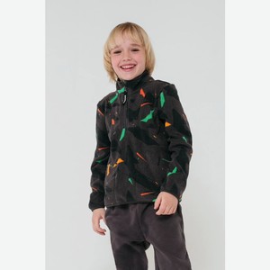 Куртка детская для мальчика р.116 ц.гранит, цветная мозайка арт.фл 30002/н/1 ГР