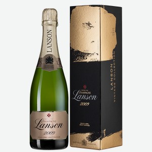 Шампанское Lanson Gold Label Brut Vintage в подарочной упаковке, 0.75 л.