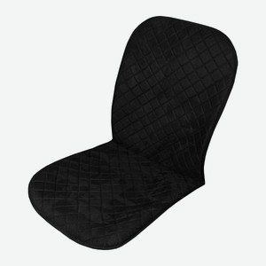 Накидка для сидения строчная алькантара SkyWay 96х43см черная
