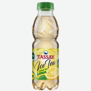 Холодный чай зелёный Tassay с лимоном, 0,5 л