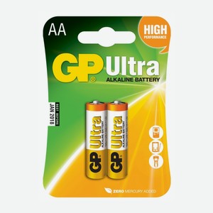 Батарейки GP Ультра АА 1,5V алкалиновые, 2шт