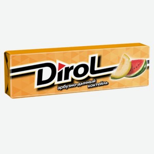 Жевательная резинка Dirol арбузно-дынный коктейль 13,6г (Dirol)