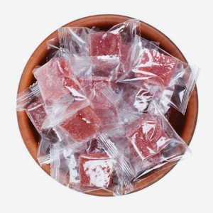 Клубника кубики (жевательные конфеты) 500 гр Ника