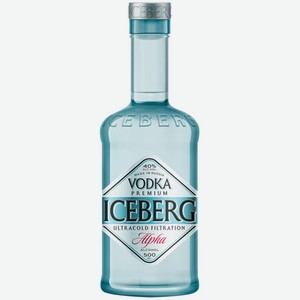 Водка ICEBERG алк.40%, Россия, 0.5 L