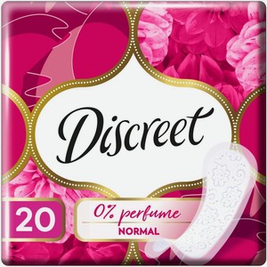 Прокладки Discreet Normal ежеденевные без запаха 20шт