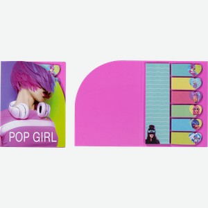 Набор стикеров для заметок Pop Girl в обложке