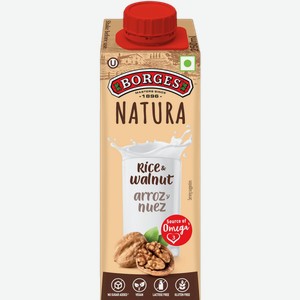 Напиток Borges Natura растительный на основе грецкого ореха и риса 250мл