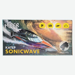 Лодка радиоуп. Hiper Sonicwave HBT-0030 пластик/металл оранжевый/черный (HBT-0030) (от 12 лет)
