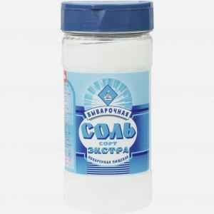 Соль ЭКСТРА поваренная пищевая выварочная, ПЭТ, 500г