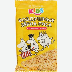 Воздушные зерна риса ЛЕНТА KIDS Муми-тролли в сахарном сиропе, Россия, 30 г