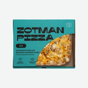 Пицца Zotman Четыре сыра замороженная, 395г Россия