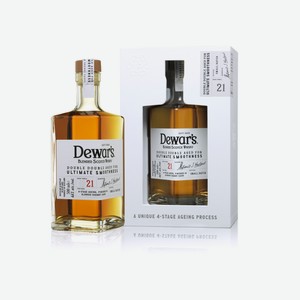 Виски Dewar s 21 год в подарочной упаковке, 0.5л Великобритания