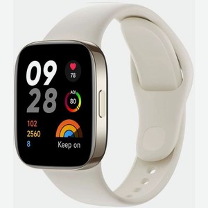 Смарт-часы Xiaomi Redmi Watch 3, 1.75 , бежевый / бежевый [bhr6854gl]