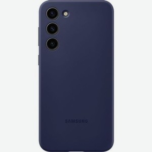Чехол (клип-кейс) Samsung Silicone Case, для Samsung Galaxy S23+, темно-синий [ef-ps916tnegru]