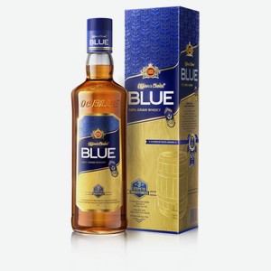 Виски Officers choice Blue в подарочной упаковке, 0.75л Индия