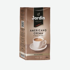 Кофе молотый JARDIN Американо Крема, Эспрессо Стиль ди Милано 250г