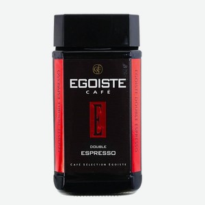 Кофе растворимый EGOISTE Double Espresso сублимированный 100г
