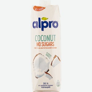 Напиток кокосовый Алпро 1% без сахара Алпро т/п, 1 л