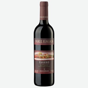 Вино красное Инкерман Пинно полусладкое 12,5%, 700 мл