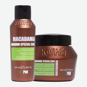 Набор Macadamia увлажняющий: шампунь, кондиционер