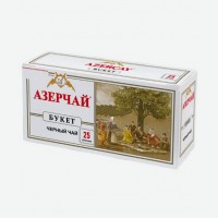 Чай Азерчай Букет черный, в пакетиках, 25x2 г