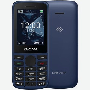 Сотовый телефон Digma Linx A243, темно-синий