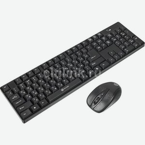 Комплект (клавиатура+мышь) Oklick 210M, USB, беспроводной, черный [612841]