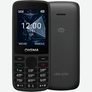 Сотовый телефон Digma Linx A250, черный
